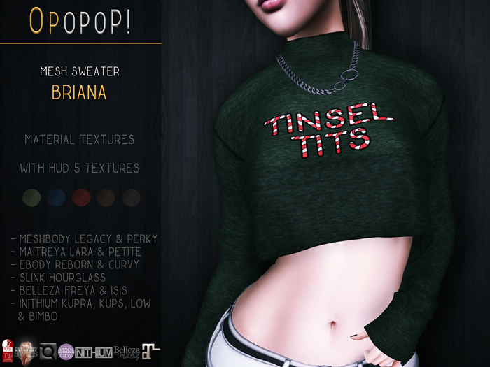 OPOPOP ! Mesh Sweater BRIANA V#1