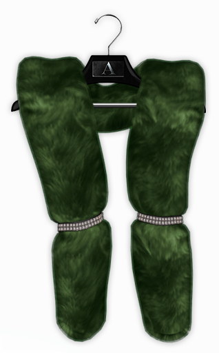 .:Avanti:. Nairah Fur Stole - Green