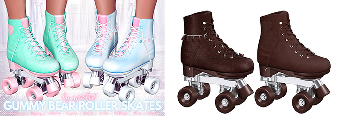 Spoiled - Gummy Bear Roller Skates Brown