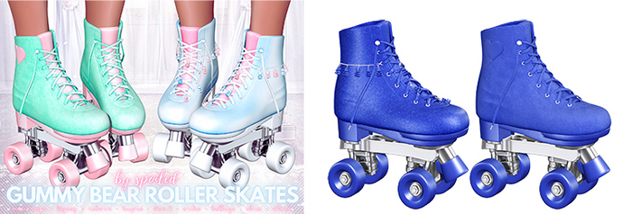 Spoiled - Gummy Bear Roller Skates Royal Blue
