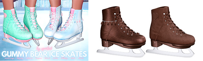 Spoiled - Gummy Bear Ice Skates Chestnut