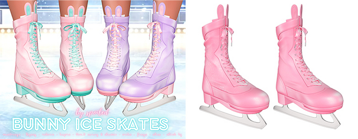 Spoiled - Bunny Ice Skates Barbie
