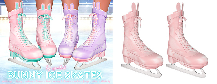 Spoiled - Bunny Ice Skates Blush