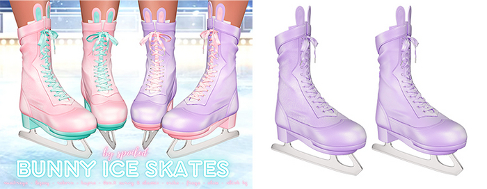 Spoiled - Bunny Ice Skates Delicate Purple