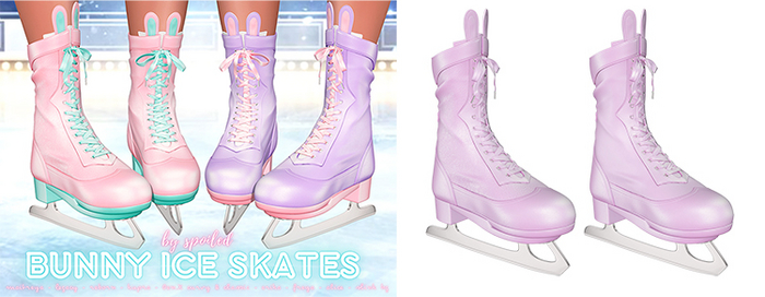 Spoiled - Bunny Ice Skates Dreamy Purple