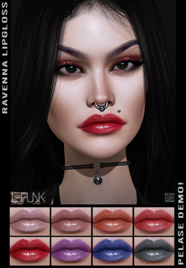 [ LEPUNK ] Ravenna Lipgloss +EVOX+ HD [ADD]