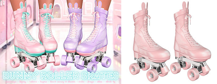 Spoiled - Bunny Roller Skates Blush