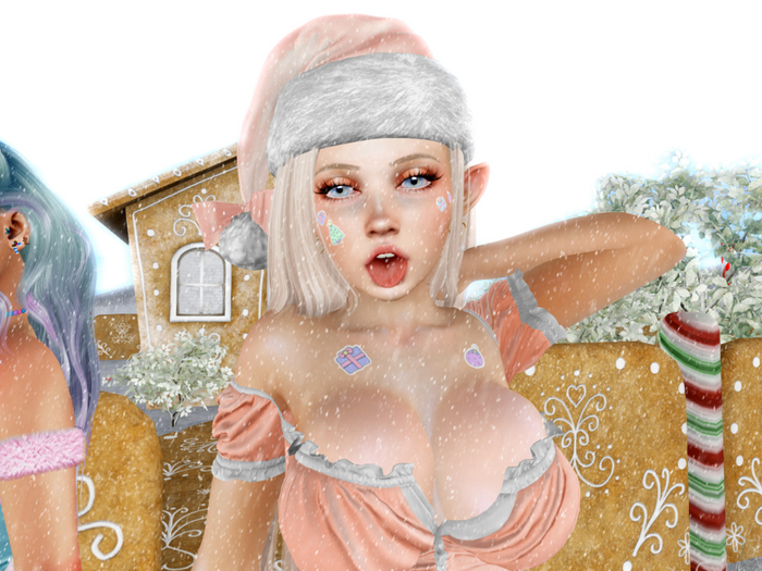 Tiny Xmas Face Stickers