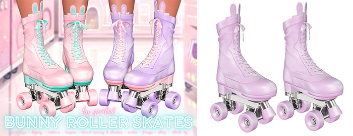 Spoiled - Bunny Roller Skates Dreamy Purple