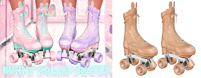 Spoiled - Bunny Roller Skates Light Tawny