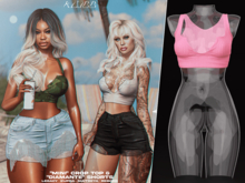 #KLUBB "Mini" Crop Top [Virginity]