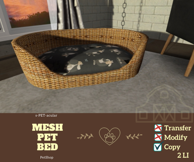 Mountain Pet Basket