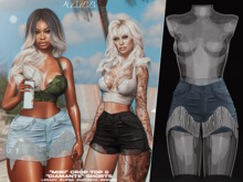 #KLUBB "Diamante" Shorts [Grunge]