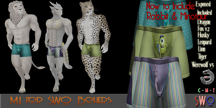 SWO M.I. Boxers for Jomo Male Avatars