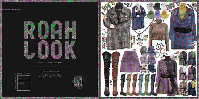 `M.BIRDIE / Roah look.Jacket C3 Maitreya