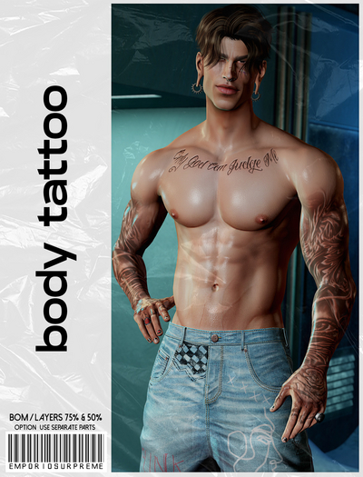 [ES] Body Tattoo . Only God.
