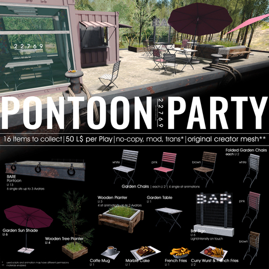 22769 ~ [bauwerk] Pontoon - RARE