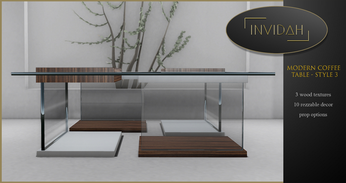 Invidah* Modern Coffee Table - Style2