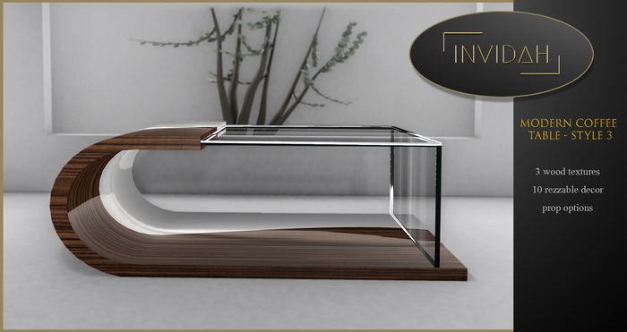 Invidah* Modern Coffee Table - Style1