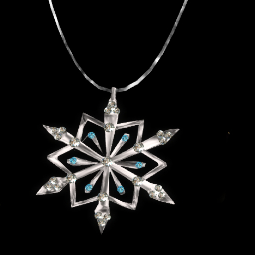 Holiday GIFT! - Silver Snowflake Necklace