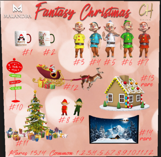 13 RARE Fantasy Christmas  - Gingerbread House