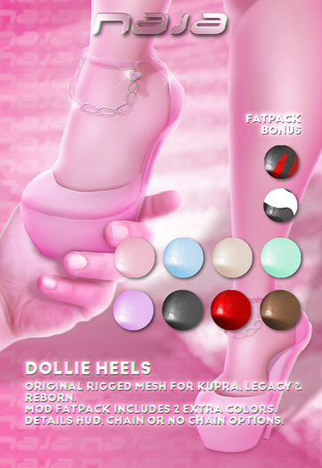 naja // dollie heels demo