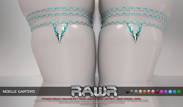 RAWR! Noelle Garters (add me)