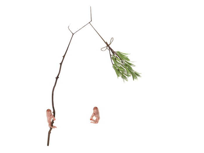 23. Mistletoe Frosted Branch