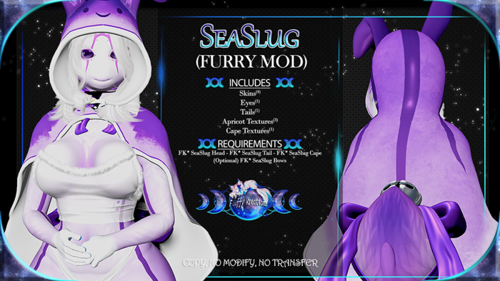 FK* SeaSlug ☾☾Purple☽☽ ☾☾Furry Mod☽☽ ☾☾BOM☽☽
