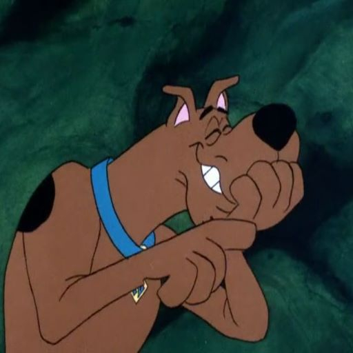 Scoby doo laughing (gesture)