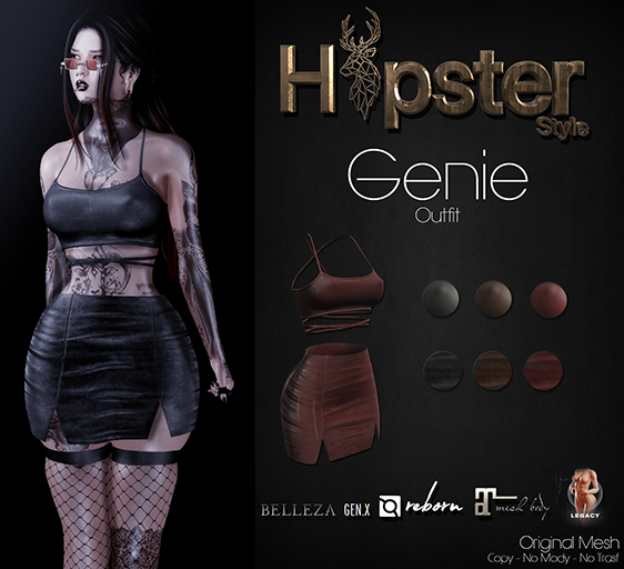 [Hipster Style] Genie OUTFIT - Fatpack