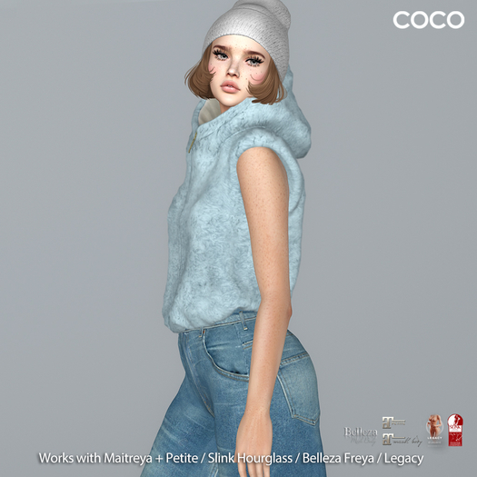 *COCO*_HoodedVest_BabyBlue