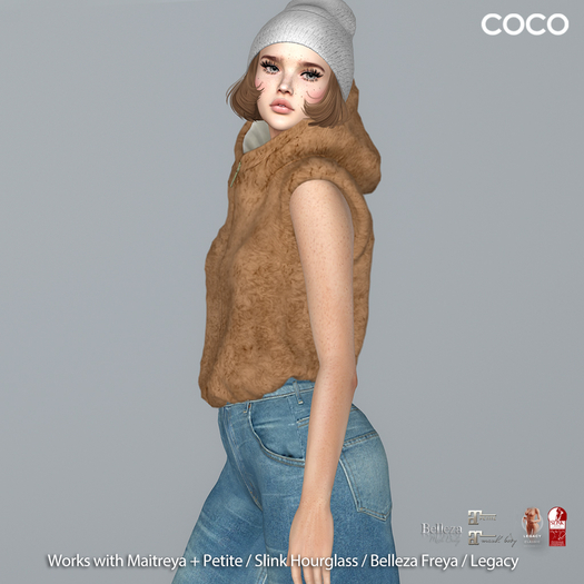 *COCO*_HoodedVest_Camel