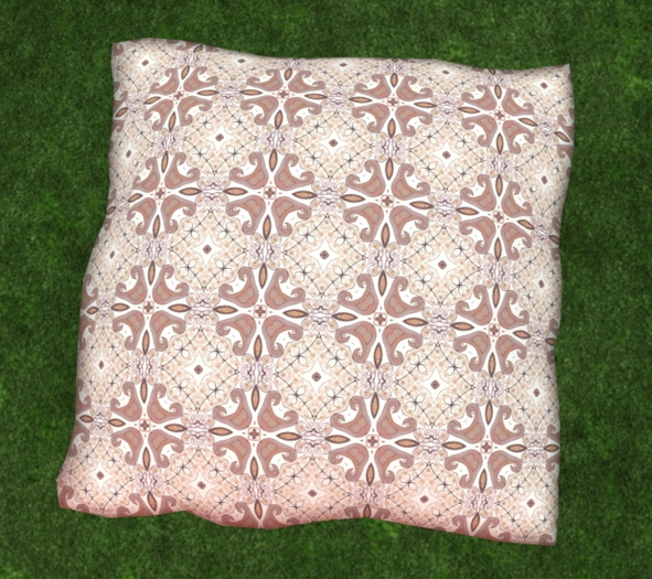 Pillow with a pattern