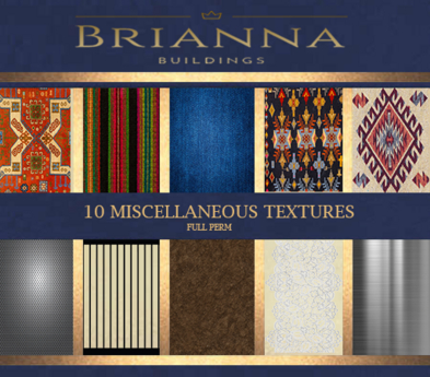 Second Life Marketplace - [BB] 10 Miscellaneous Textures