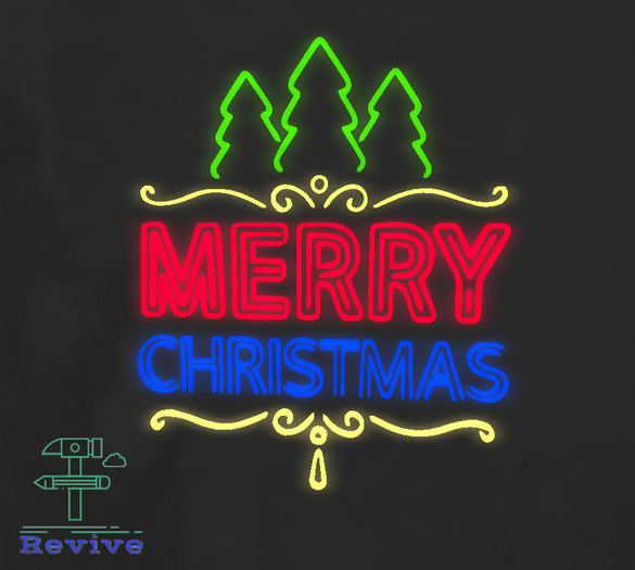 Revive -Merry Christmas Neon Sign 2022-2