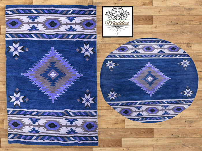 Maddox - Southwestern Rug Set-Blue