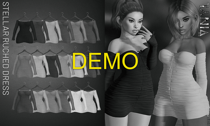 VINYL - Stellar Ruched Dress Pak DEMO