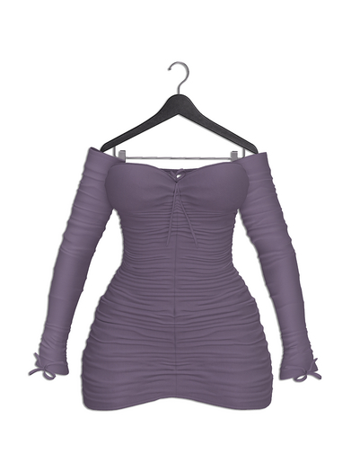 VINYL - Stellar Ruched Dress Pak Lavender