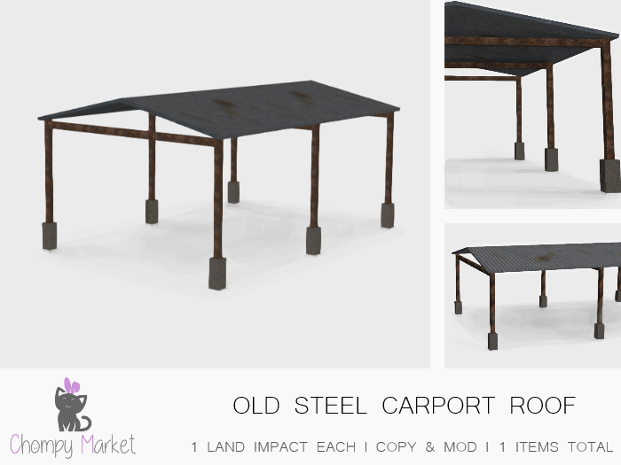 Old Steel Carport Roof