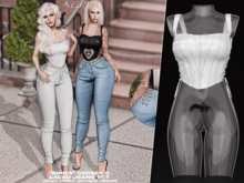 #KLUBB "Birdie" Corset [Coke]