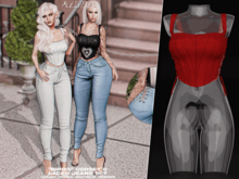 #KLUBB "Birdie" Corset [Cherry]