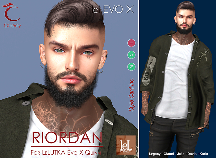 ~ Cherry ~ Riordan Shape For LeLUTKA EvoX Quinn