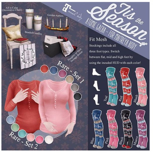[Atomic] Gacha_Tis the Season_Onsie - Set 2 RARE 