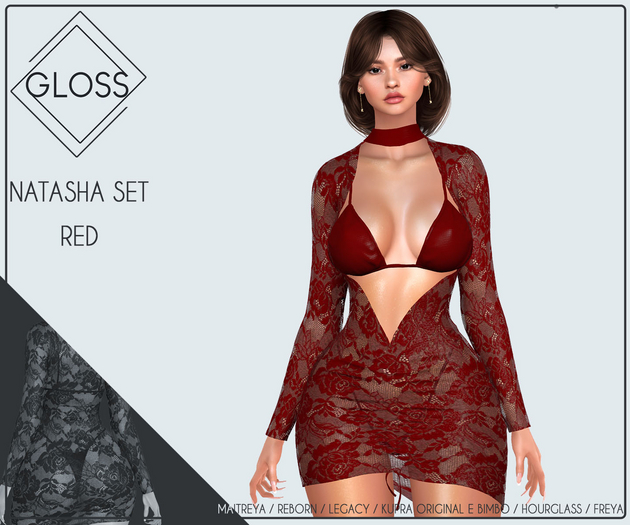 *Gloss* Natasha Set Red