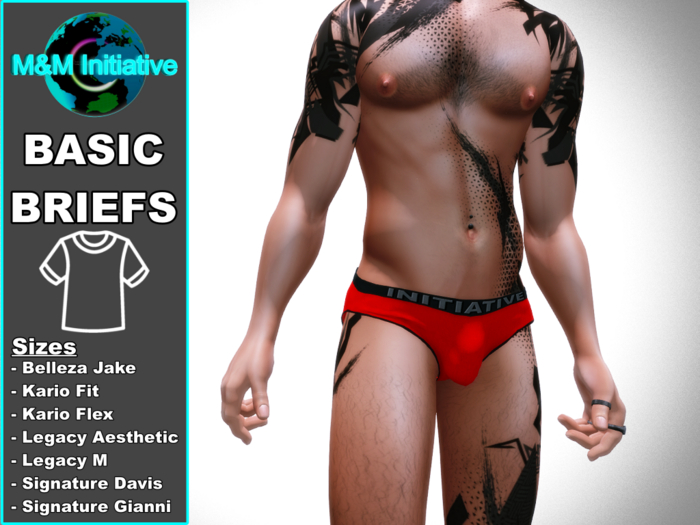 M&M Initiative - Delivery Hud - Basic Briefs - Red