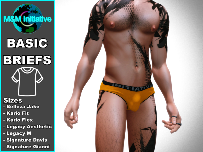 M&M Initiative - Delivery Hud - Basic Briefs - Orange