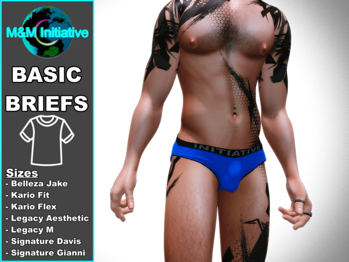 M&M Initiative - Delivery Hud - Basic Briefs - Blue