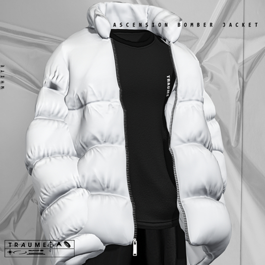 [Traume] Ascension Bomber Jacket White