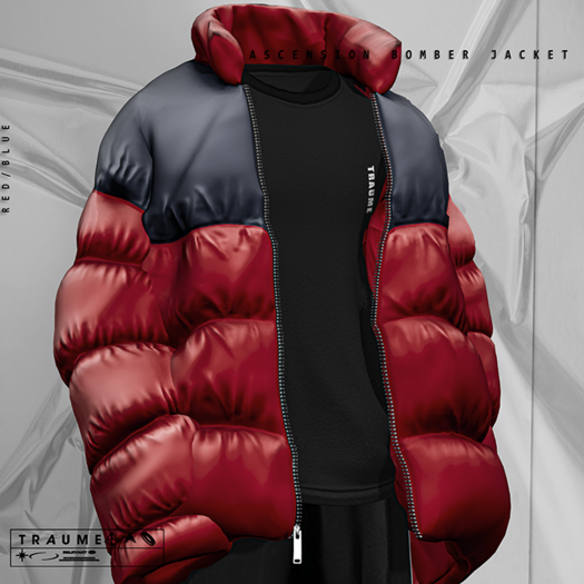 [Traume] Ascension Bomber Jacket Red/Blue